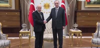 Cumhurbaşkanı Erdoğan ile MHP lideri Bah&ccedil;eli arasında kritik zirve!