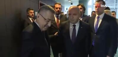 Oktay, Anavatan Partisi Genel Başkanı &Ccedil;elebi ile bir araya geldi