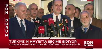 Cumhur ittifakı genişliyor mu? Fatih Erbakan'dan g&ouml;r&uuml;şme sonrası a&ccedil;ıklama