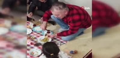 Madencilerden depremin 36&rsquo;ıncı saatinde kurtardıkları aileye ziyaret 