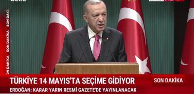 T&uuml;rkiye 14 Mayıs'ta se&ccedil;ime gidiyor! Cumhurbaşkanı kararı imzaladı