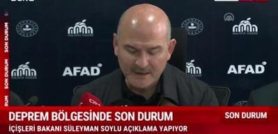 Bakan S&uuml;leyman Soylu: Depremde 48 bin 448 kişi vefat etti!