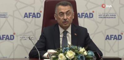 Cumhurbaşkanı Yardımcısı Oktay: Afet b&ouml;lgesini 360 derece s&uuml;rekli tarıyoruz