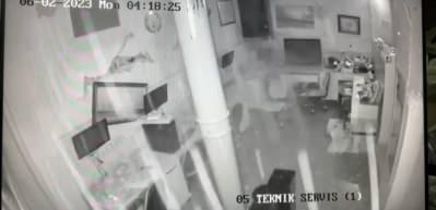 Şiddetli sarsıntılar ve yıkım... 6 Şubat'taki depremden yeni g&ouml;r&uuml;nt&uuml;ler ortaya &ccedil;ıktı