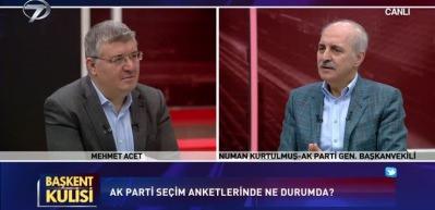 AK Partili Kurtulmuş ger&ccedil;ekleştirilen son anketler hakkında konuştu! Kim &ouml;nde a&ccedil;ıkladı...