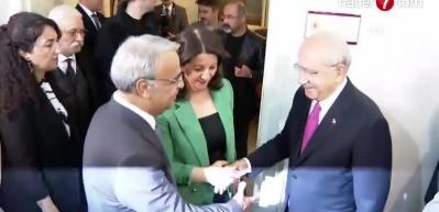  Kılı&ccedil;daroğlu'nun HDP ziyaretine sert tepki...
