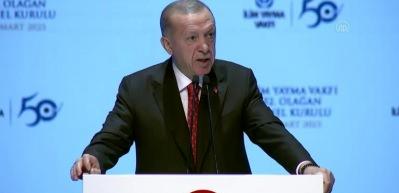 Cumhurbaşkanı Erdoğan, İlim Yayma Vakfı 52. Genel Kurulu'nda konuştu