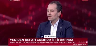 Erbakan: Millet İttifakı bize 28 Şubat'ı hatırlatıyor