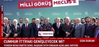 Fatih Erbakan ittifak kararını a&ccedil;ıkladı!