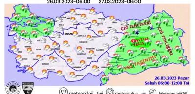 Meteoroloji o b&ouml;lgeyi uyardı! Dikkat fırtına geliyor...