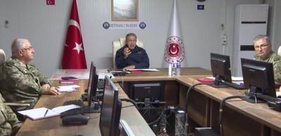 Milli Savunma Bakanı Akar g&uuml;ndeme dair a&ccedil;ıklamalarda bulundu