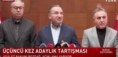 Bakan Bekir Bozdağ'dan Kılı&ccedil;daroğlu'na 'seccade' tepkisi!
