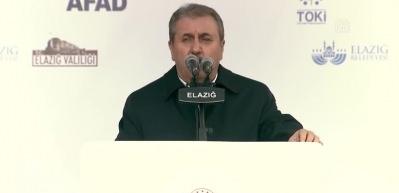 BBP Genel Başkanı Mustafa Destici Elazığ'da konuştu
