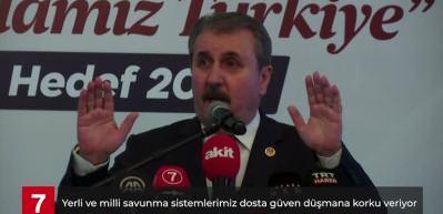 BBP lideri Destici Partisinin iftar proğramında 14 Mayıs'ın &ouml;nemine değindi ve "21. y&uuml;zyıl T&uuml;rk asrı" olacak dedi...