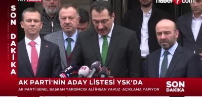AK Parti'de milletvekili aday listesi a&ccedil;ıklandı