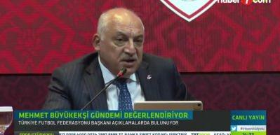 Beşiktaş'tan, TFF başkanı B&uuml;y&uuml;kekşi'nin a&ccedil;ıklamalarına yanıt