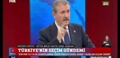 B&uuml;y&uuml;k Birlik Partisi (BBP) lideri Destici'den Kılı&ccedil;daroğlu'na zor sorular!