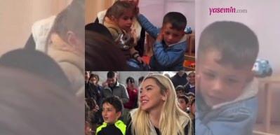 Hadise sözünün arkasında durdu! Deprem bölgesine giderek depremzede çocuklarla...