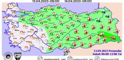 Meteoroloji o illeri sağana konusunda uyardı...