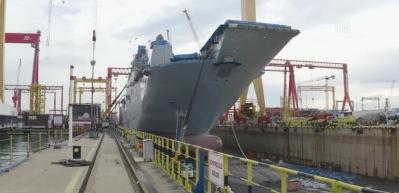 TCG Anadolu envantere girdi