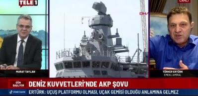 Emekli amiral T&uuml;rker Ert&uuml;rk: TCG Anadolu'ya ihtiyacımız yok, motorunda da sorun var