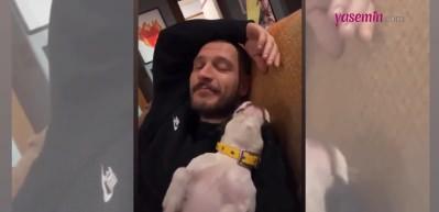 Uraz Kaygılaroğlu'na Frida'dan sevgi gösterisi!