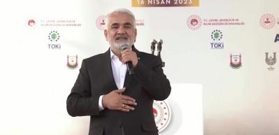 Zekeriya Yapıcıoğlu Şanlıurfa'da, PKK ve HDP'ye "İngiliz uşağı" g&ouml;ndermesi yaptı