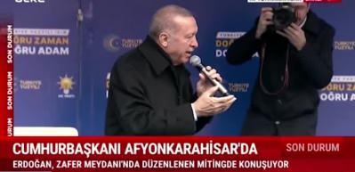 Başkan Erdoğan: Git sırtını sıvazlayan ağa babalarına sor