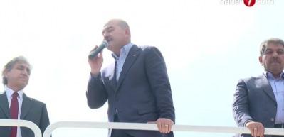 İ&ccedil;işleri Bakanı S&uuml;leyman Soylu'dan HDP'ye şarkı tepkisi!