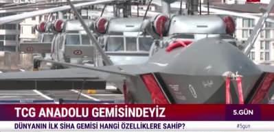 TCG Anadolu'da TF-X detayı karalama kampanyasına girişenleri &ccedil;ıldırtacak