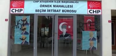 CHP Ataşehir Se&ccedil;im İrtibat B&uuml;rosu'na saldırıyla ilgili 6 kişi yakalandı