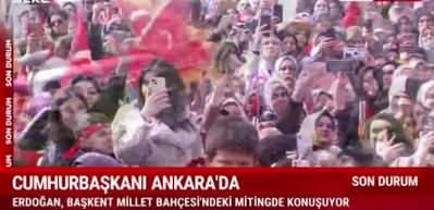Cumhurbaşkanı Erdoğan b&uuml;y&uuml;k Ankara mitinginde konuştu