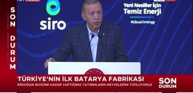 Cumhurbaşkanı Erdoğan T&uuml;rkiye'nin otomobili ile ilgili "3 dakikada 1 TOGG &uuml;retiliyor" dedi