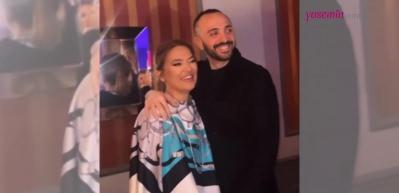 Demet Akalın ve Okan Kurt'tan romantik dans! Ünlü şarkıcının doğum gününde...