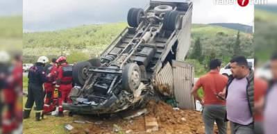 Milas'ta yaşanan feci kazada 1'i ağır 2 kişi yaralandı!