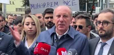 Muharrem İnce "Sen daha halanı ikna edemiyorsan işin bitmiş demektir" diye tepki g&ouml;sterdi