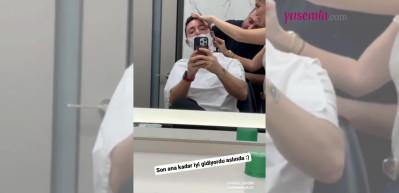 Mustafa Sandal'ı eşi Melis Sütşurup tıraş etti! "Son ana kadar iyi gidiyordu..."