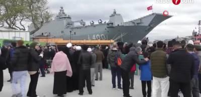 TCG Anadolu'ya rekor ziyaret!