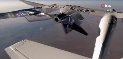 Uzay yolculuğu başlıyor: Virgin Galactic’in uzay aracı test uçuşunu başarıyla tamamladı