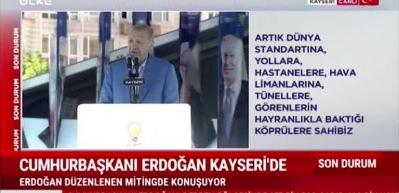 Başkan Erdoğan Kayseri'de yeni m&uuml;jdeyi ilan etti! 