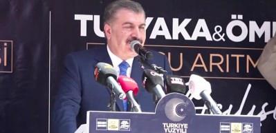 Fahrettin Koca'ya baba ocağında sevgi g&ouml;sterisi!