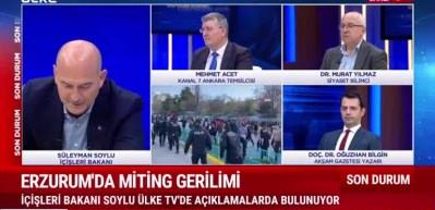 Bakan Soylu'dan, İmamoğlu'na &ccedil;ok sert Erzurum tepkisi!