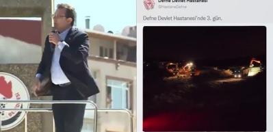 Defne Devlet Hastanesi ayağa kalktı! Ekrem İmamoğlu'nun 30 Mart'taki konuşması yeniden g&uuml;ndem oldu