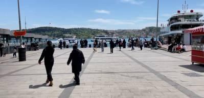 İstanbul'da oy kullanan vatandaşlar sahillere akın etti