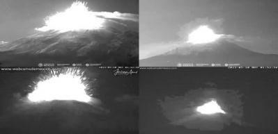 Meksika alarmda! Popocatepetl Yanardağı faaliyete ge&ccedil;ti...