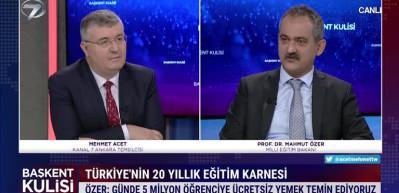 Bakan &Ouml;zer okul &ouml;ncesi eğitimdeki yatırımların &uuml;lkeye katkısını anlattı..