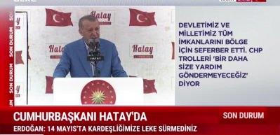 Başkan Erdoğan: "Biz ayrım yapmadık yapmayacağız"