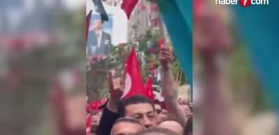 Milliyet&ccedil;i sloganlar, bozkurt işaretleri... Kaftancıoğlu'ndan takiye korteji! 