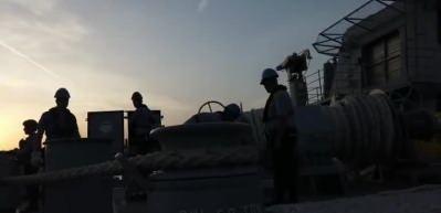 TCG Anadolu, &Ccedil;anakkale Boğazı'ndan ge&ccedil;ti