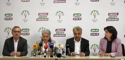 Yeşil Sol Parti ve HDP "Başarısız olduk" a&ccedil;ıklamasını yaptı